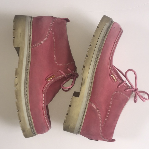 Lugz Shoes | Lugz Boots Pink Walabe Style Combat Street | Color: Pink | Size: 10 | Pm-72131536's Closet